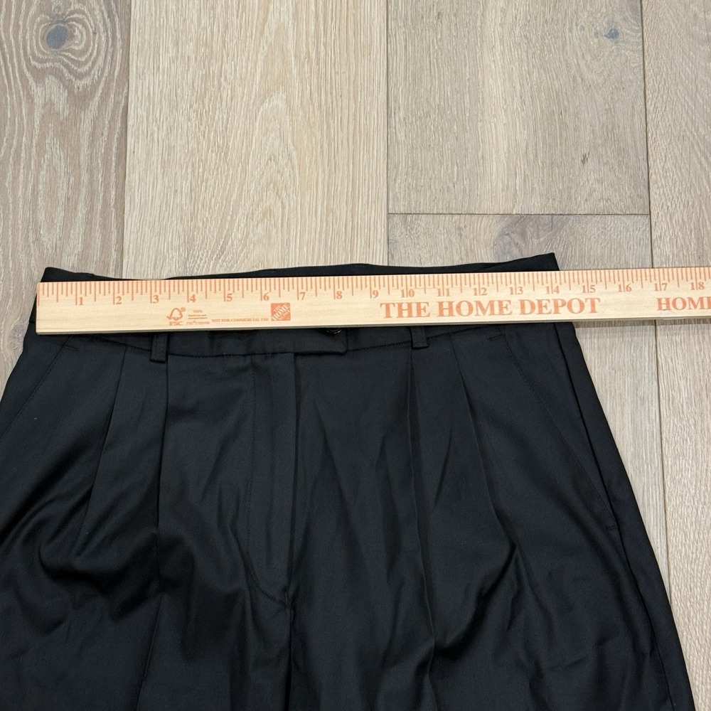Studio Cut Black Trousers Front Pleat Women's EU 38 US Sz 8 Corpcore - Picture 6 of 8